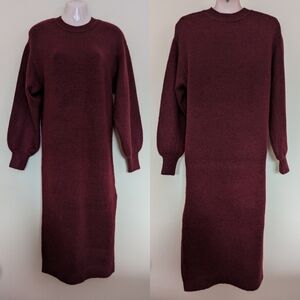Asos knit sweater midi dress 4 small